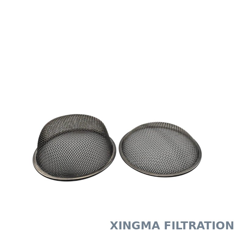 Conical stainless steel filter cap