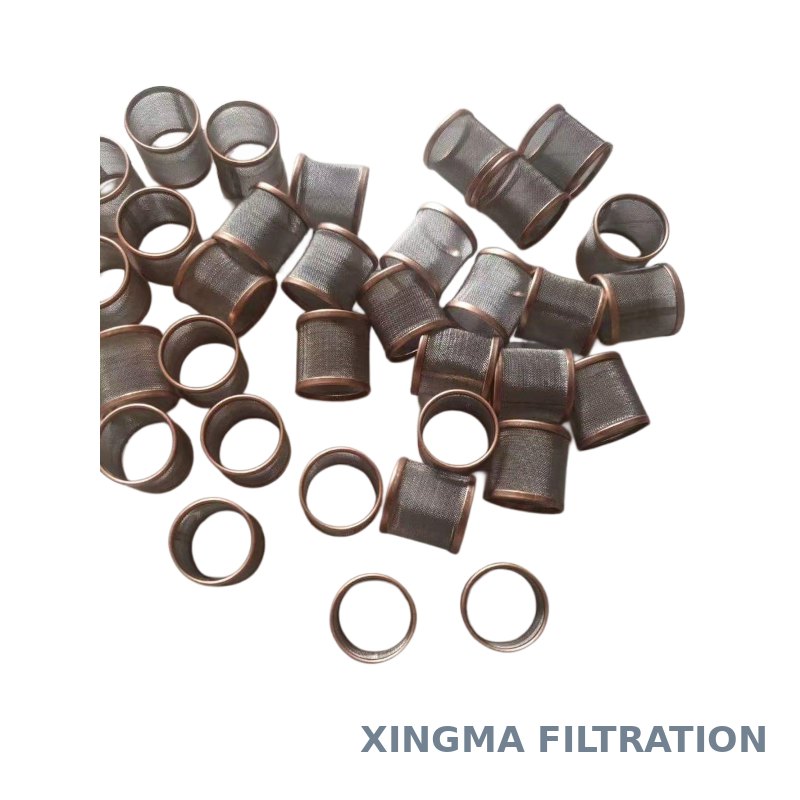 Stainless steel mesh filter cap