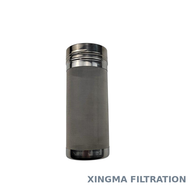 Perforated metal filter cylinder