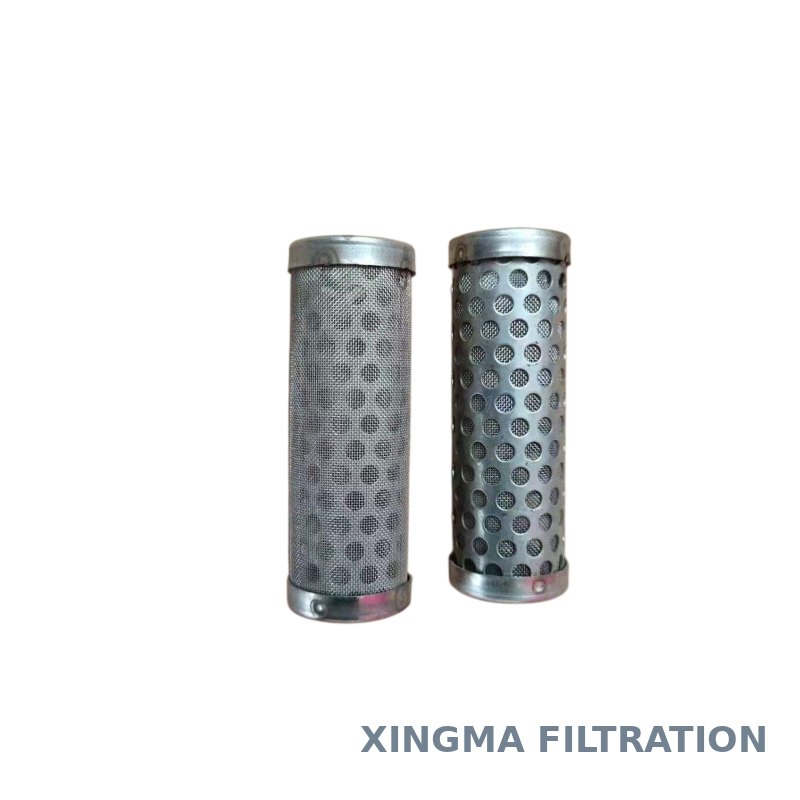 Perforated metal filter cylinder