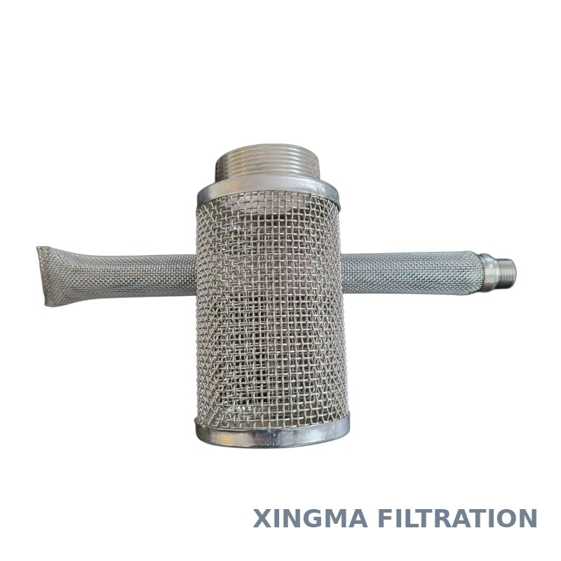 Welded stainless steel filter tube