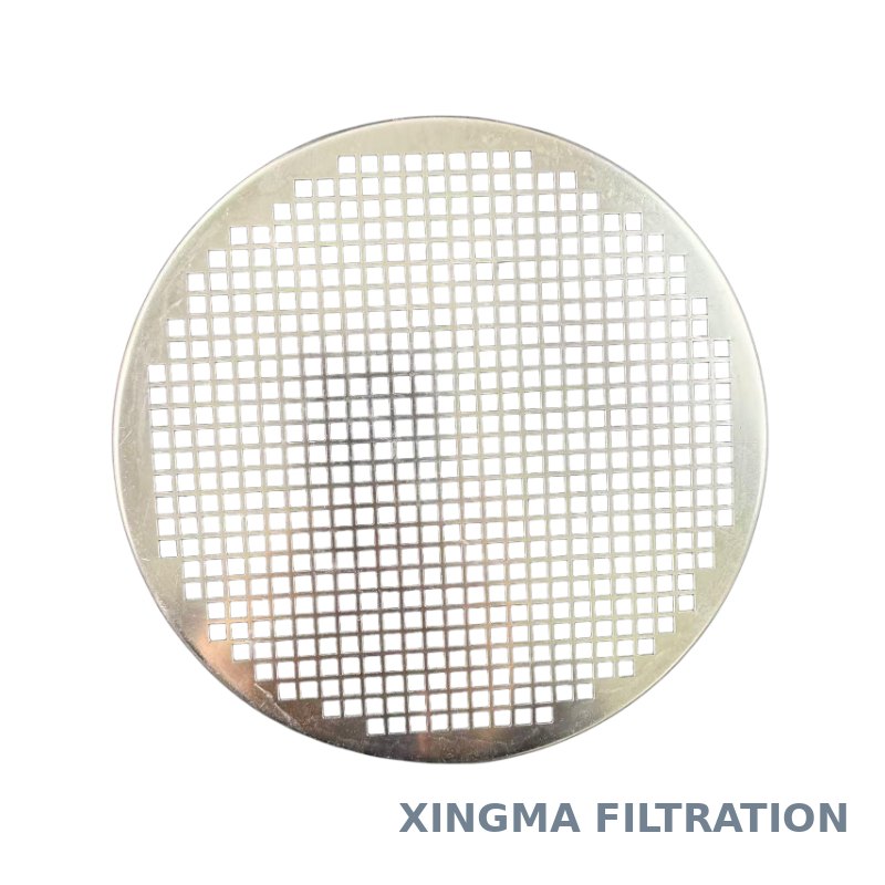Custom stainless steel filter disc with edge ring