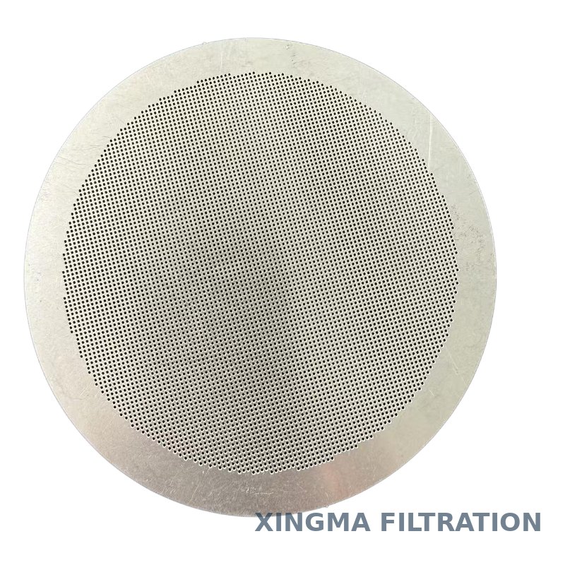 Sintered stainless steel filter mesh disc