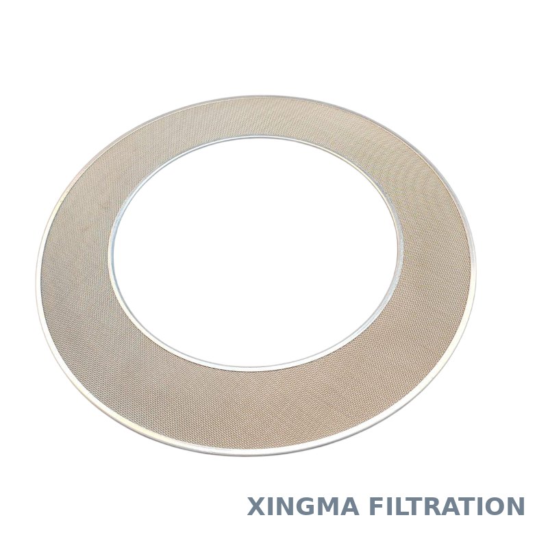 Sintered stainless steel filter mesh disc