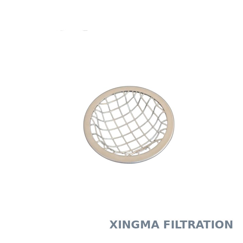 Round woven wire mesh filter disc